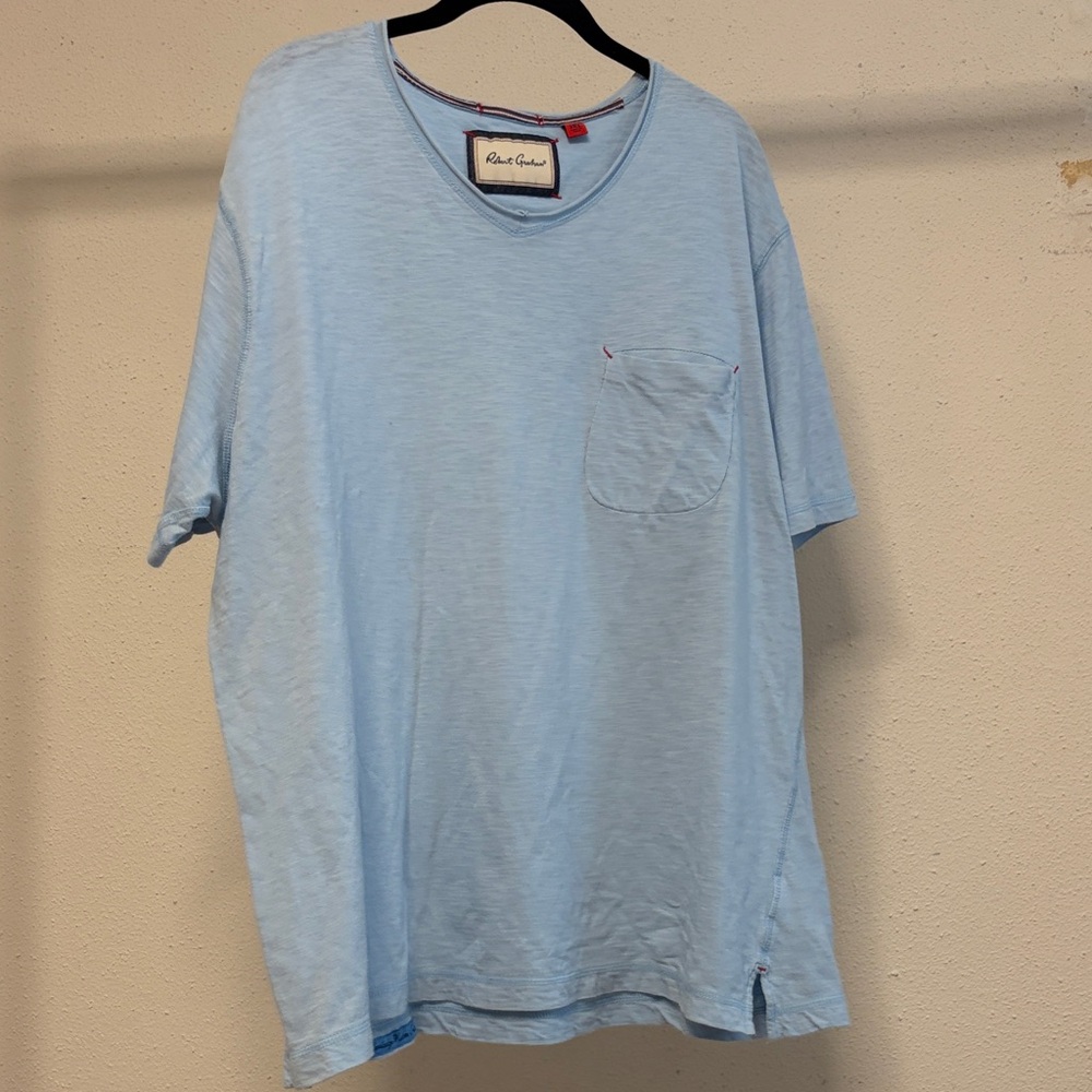 Robert Graham Sky Blue Short Sleeve Tee